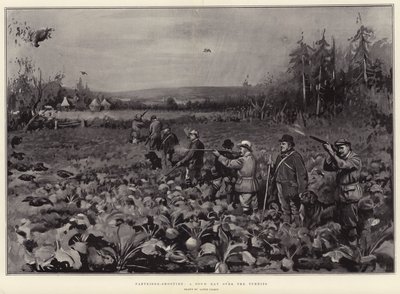Partridge-shooting, a Good Day over the Turnips by Lance Calkin